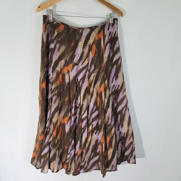 NWT Jones New York Cashmere Essential Pebblestone Wool Blend Skirt Size 8 Lined - Picture 1 of 9